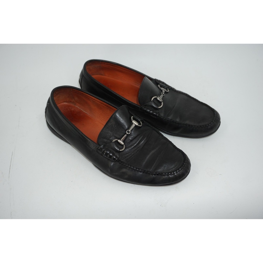Peter Millar‎ Shoes Mens Size 11 Black Leather Bit Loafers Driving Slip On Dress - Picture 4 of 7